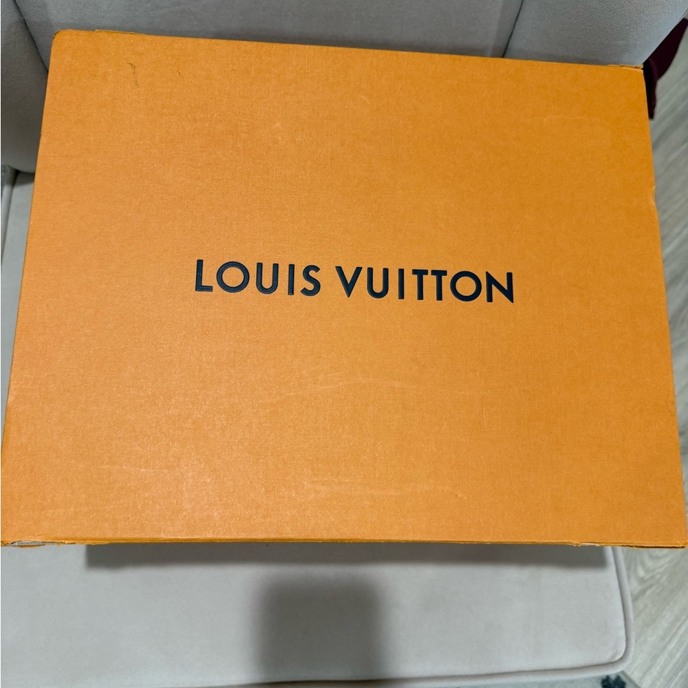 Louis Vuitton Black Leather Brogue Combat Boots Monogram Sole 8.5 - Picture 11 of 11